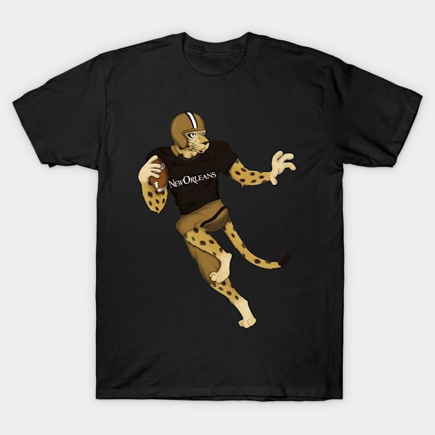 New Orleans Footballl T-Shirt by WorldSportsCulture